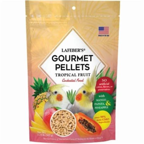 Lafeber 041054726409 1.25 lbs Tropical Fruit Gourmet Pellets Bird Food for Cockatiel, 1 - Kroger