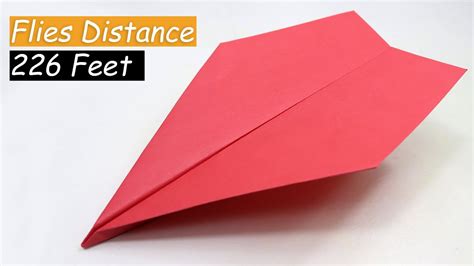 How to Make World Record Paper Airplane that Flies FAR - The Suzanne - YouTube