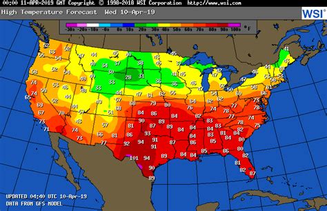 Extreme Temperature Diary-April 10, 2019/ Second Bomb Cyclone Hits Midwest…Day One – Guy On Climate