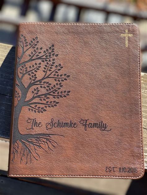 Personalized Family Bible | Custom ESV Family Bible | Engraved Family Bible Wedding Bible ...