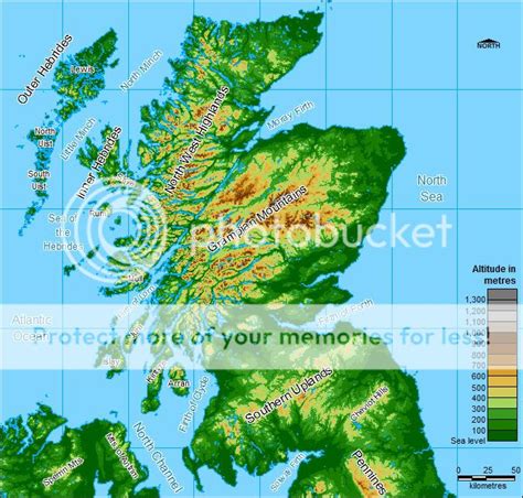 Images and Places, Pictures and Info: scotland mountains map