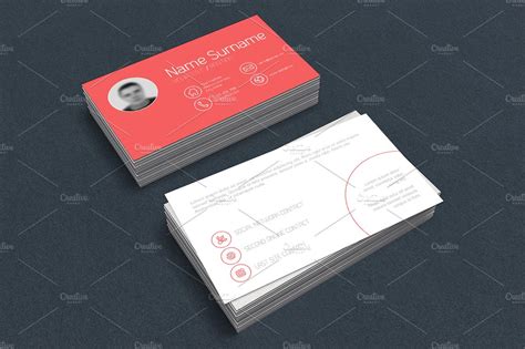 Minimalist Business Card Template | Business Card Templates ~ Creative Market