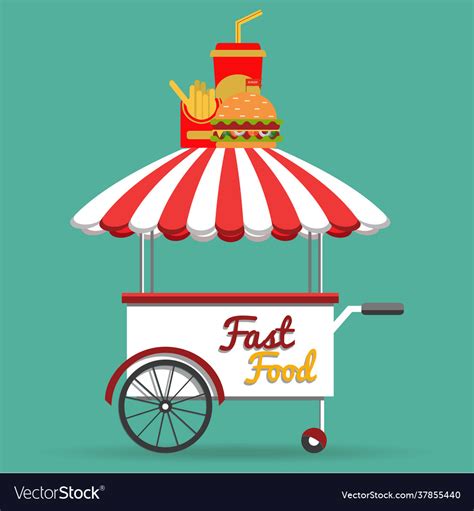 Food truck festival menu brochure Royalty Free Vector Image