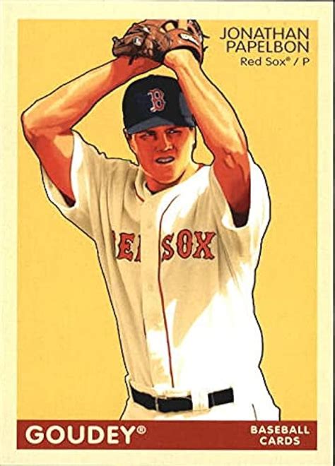 2009 Upper Deck Goudey #30 Jonathan Papelbon Boston Red Sox ...