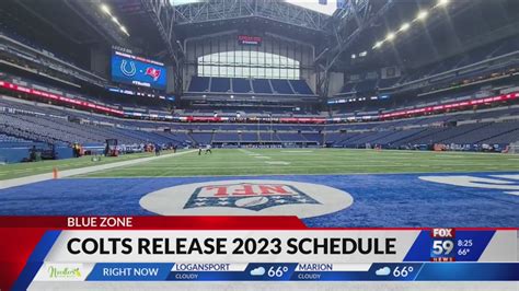 Indianapolis Colts release 2023 schedule – Fox 59