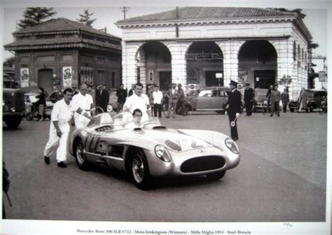 Mille Miglia 1955 - Mercedes-Benz 300 SLR #722 - - Catawiki