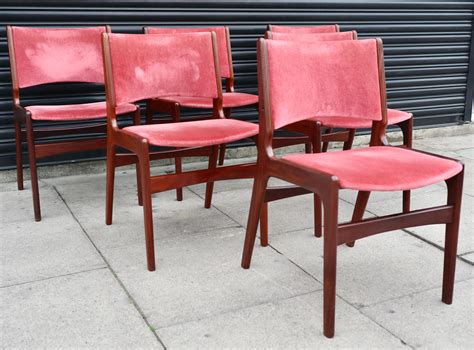 1960s Erik Buch 'Model 89' Teak Danish Dining Chairs For Sale at 1stDibs