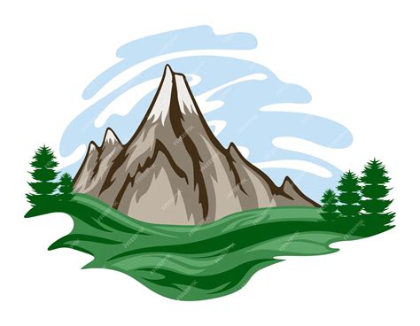 Premium Vector | Mountain vector art