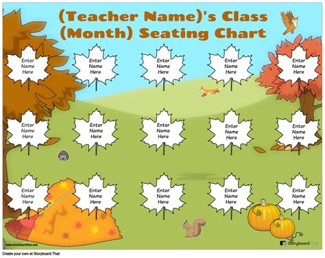 Seating Chart 7 Storyboard Od Worksheet Templates - vrogue.co