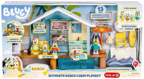 Bluey Ultimate Beach Cabin Playset - Walmart.com