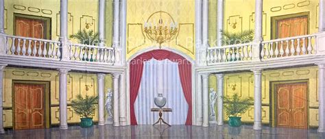 Palace Interior Backdrop | Backdrops by Charles H. Stewart