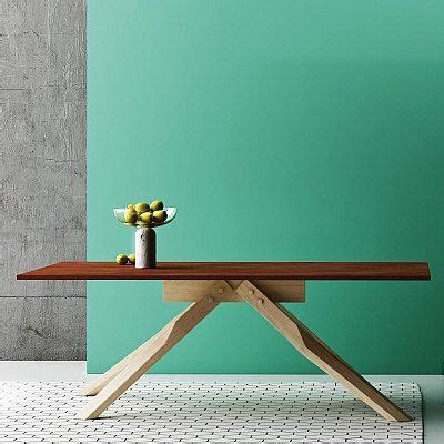 Horizon fixed solid oak dining table with folding legs by Imperial Line ...