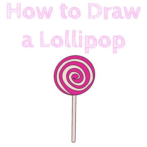 How to Draw a Lollipop - How to Draw Easy