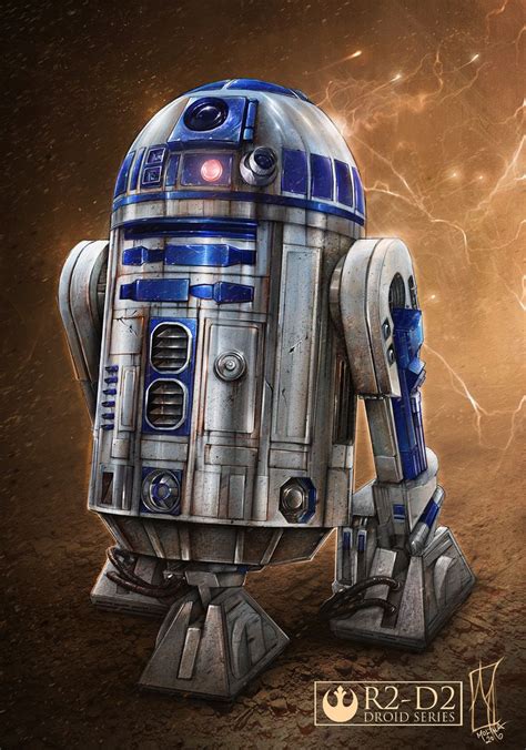 ArtStation - R2-D2 , Shane Molina | Star wars painting, Star wars ...