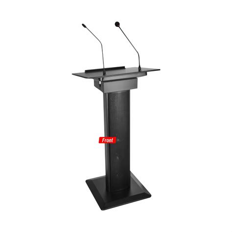 Lectern microphone and speaker