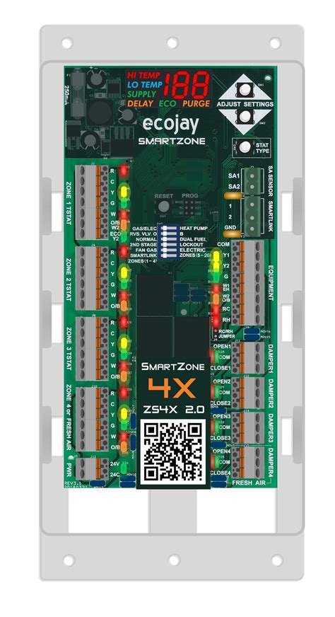 Buy SmartZone-4X Control - 4 zone controller KIT w/ Temp sensor - Universal Replacement for ...