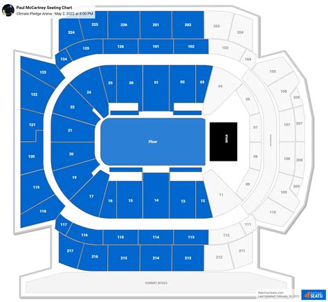 Climate Pledge Arena Concert Seating Chart - RateYourSeats.com