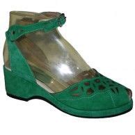 1940's and 1950's vintage wedge sandals | Retro shoes, Womens shoes ...