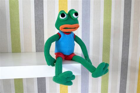 Pepe The Frog Plush Toy Pepe Frog Meme Kermit The Frog Toy Denmark ...