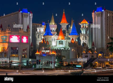 Excalibur Hotel and Casino, Las Vegas, Nevada, United States of America, North America Stock ...