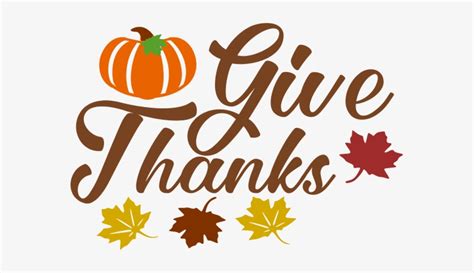 Free Give Thanks Svg Cut Files - Fall Svg Free PNG Image | Transparent PNG Free Download on SeekPNG