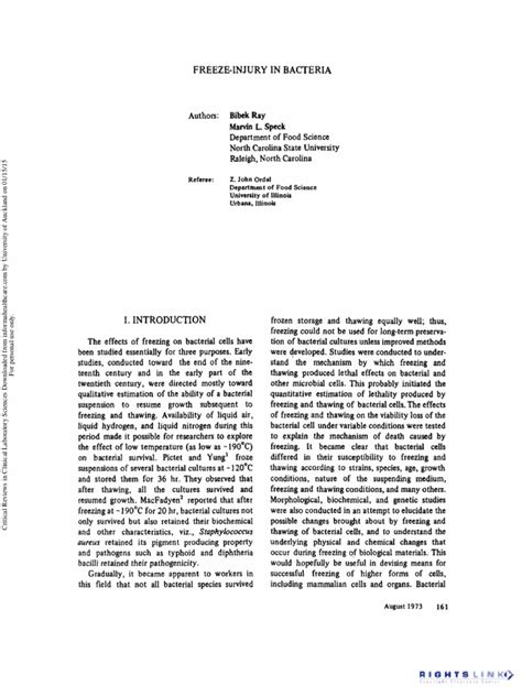 ray1973 (freezing bacteria) | PDF | Growth Medium | Bacteria