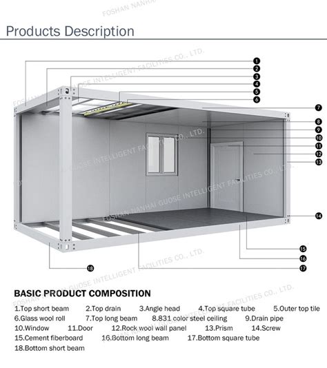 the basic instructions for how to build a portable house with an open ...