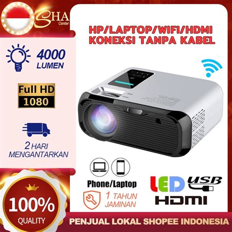 Jual E500S 4K Proyektor Layar cermin Proyektor Film Layar Lebar ...