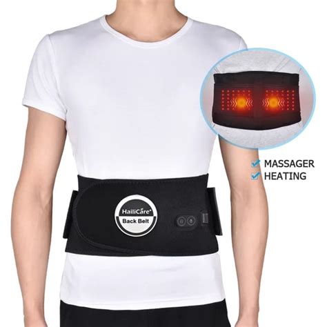 Massage Heating Belt - Infrared Heat Back Belt Massage Therapy Back Belts Herniated Disc ...