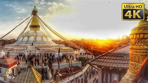 Boudhanath Stupa - 4K Aerial Drone + Stock Footage - YouTube