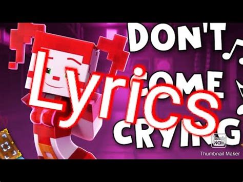 "Don't come crying" Lyrics. FNaF Minecraft Animation By ZAMination and Enchanted Mob - YouTube