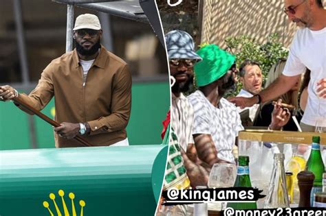 LeBron James, Draymond Green in France with free agency lurking