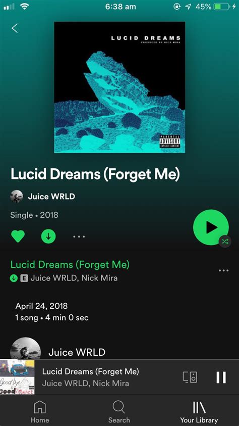 Original Lucid Dreams Spotify upload/cover art : r/JuiceWRLD