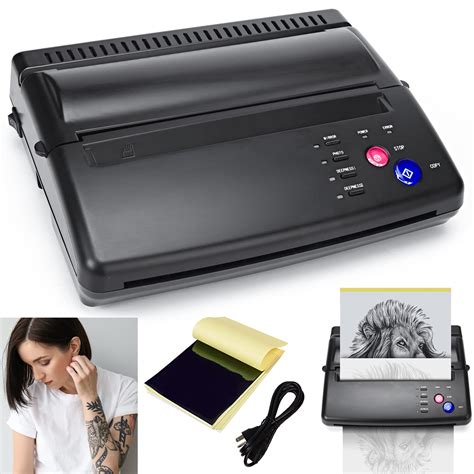 Goyappin Tattoo Stencil Printer Machine with 20pcs Transfer Paper ...