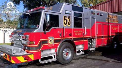 Osceola County Fire Rescue Celebrates New Squad 53 in Push Back ...