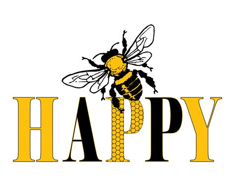Bee Happy Motivational Poster Free Stock Photo - Public Domain Pictures