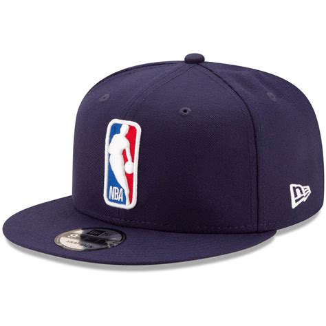 Men's NBA New Era Navy Logo Man 9FIFTY Snapback Hat