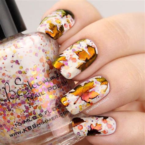 35 Best Fall Leaves Nail Art Ideas & Leaves Nail Designs for Autumn 2024