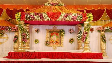 Wedding Decorations For Stage Reception - 10 wedding stage decoration with flowers - youtube ...