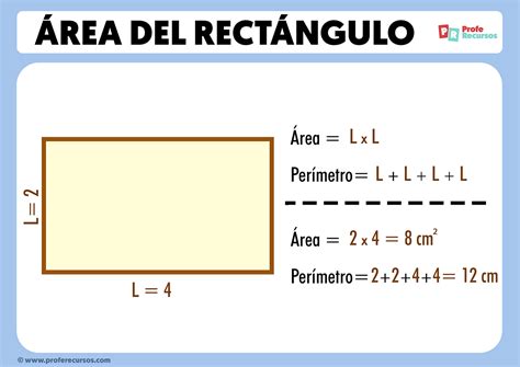 Como Calcular Perimetro Y Area De Un Rectangulo - Printable Online