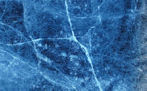 Download wallpapers blue ice texture, 4k, ice cracks, macro, blue ice ...