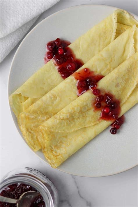 Swedish Pancakes with Lingonberries | True North Kitchen