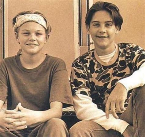 Leo DiCaprio and Tobey Maguire in the 80's : r/OldSchoolCool