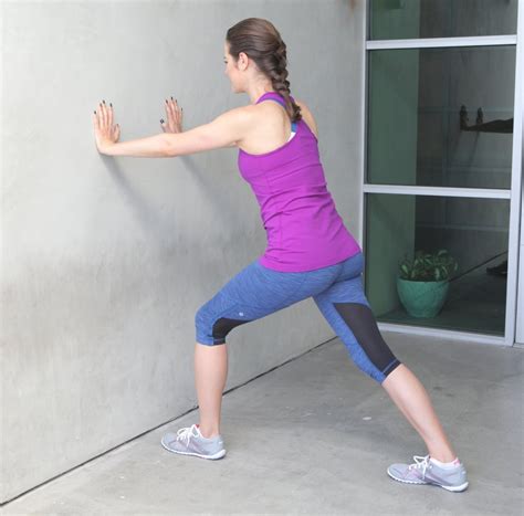 How to Do a Standing Calf Stretch | POPSUGAR Fitness