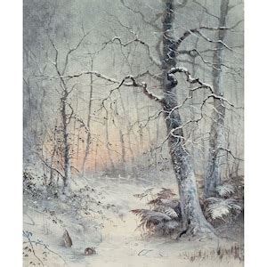 Joseph Farquharson : Winter Breakfast Giclee Fine Art Print - Etsy