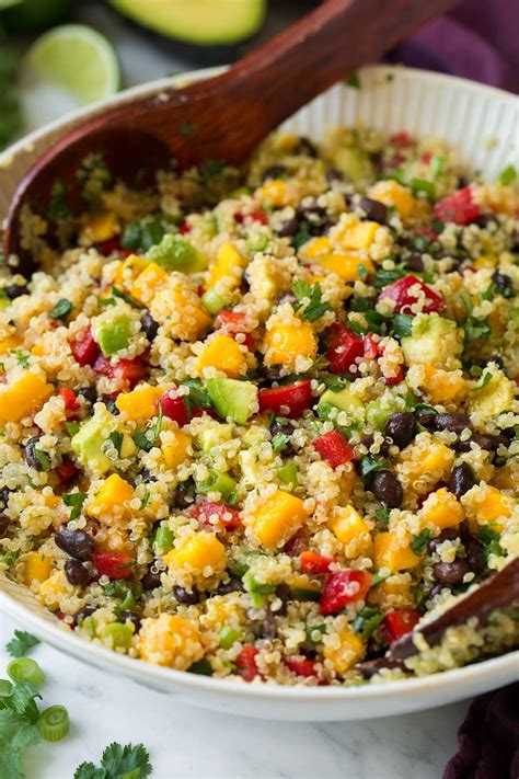 Quinoa Black Bean Salad (with Mangos & Avocados!) - Cooking Classy