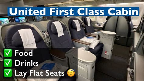 United Airlines First Class Flight From Hawaii First Class Seats Lay ...