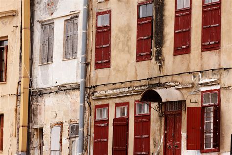 Old Town Houses In Greece Free Stock Photo - Public Domain Pictures