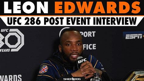 UFC 286 Post-Fight Interview: Leon Edwards