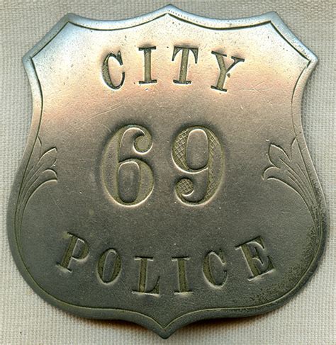 Classic & Iconic Old West San Antonio Texas 1890's City Police Badge ...